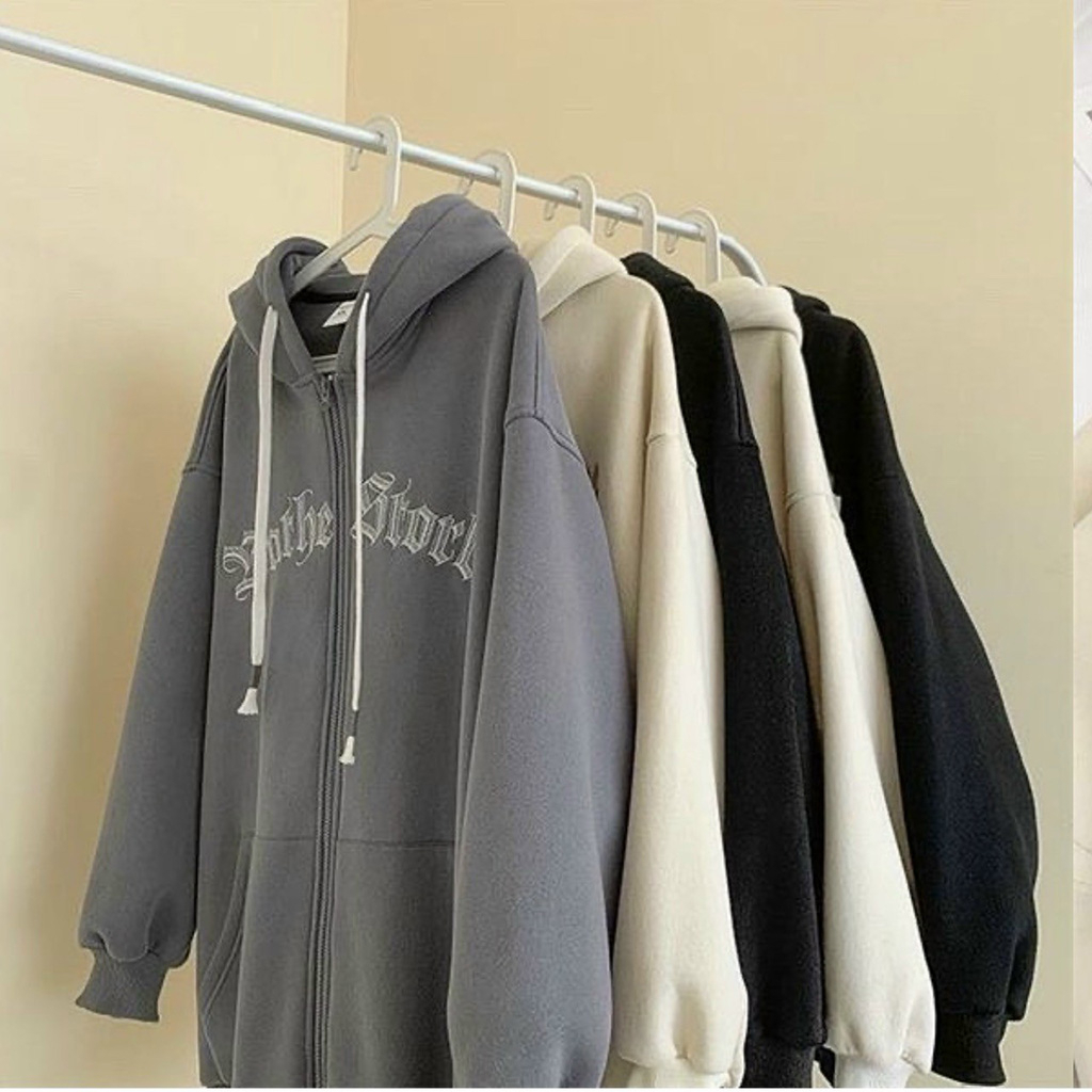 Áo Hoodie Nỉ Ngoại thêu Bothe Stock - Áo Khoác Nỉ nam nữ Unisex