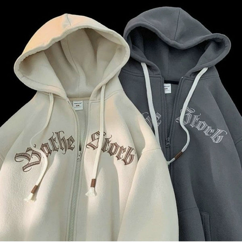 Áo Hoodie Nỉ Ngoại thêu Bothe Stock - Áo Khoác Nỉ nam nữ Unisex