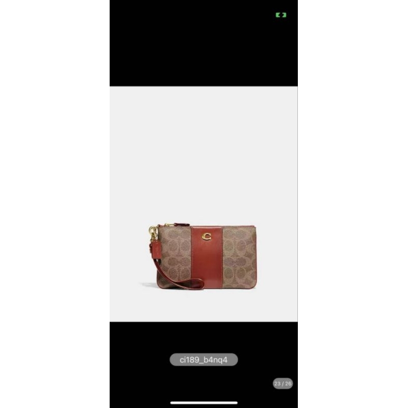 Mẫu ví coach đeo cổ tay siêu sang
