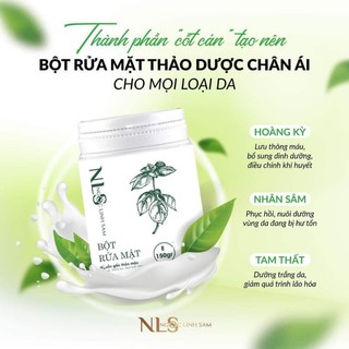 Bột rửa mặt thiên nhiên ngọc linh sâm