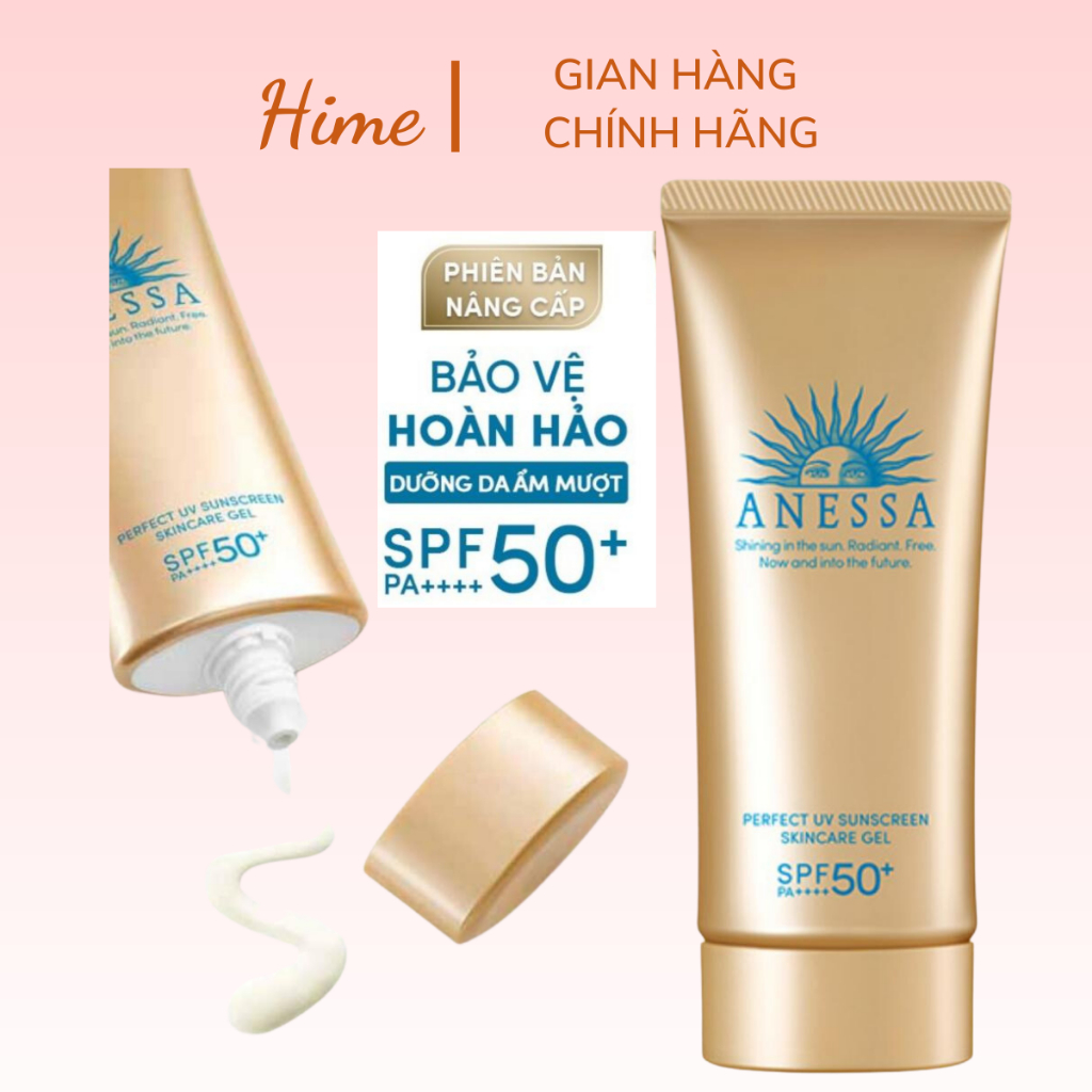 Kem chống nắng Anessa Perfect UV Sunscreen Skincare SPF50+ PA++++ dạng Gel 90g