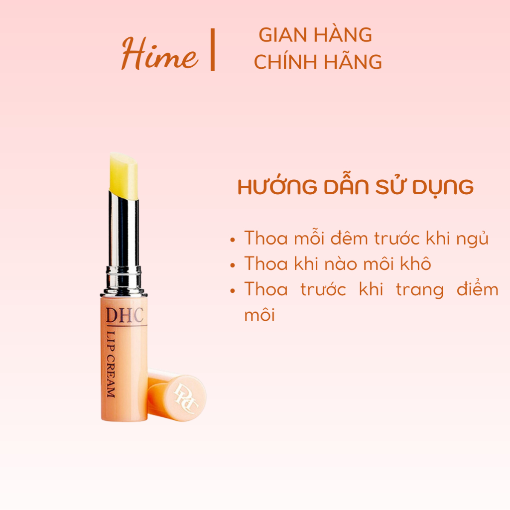 Son dưỡng môi DHC Lip Cream nội địa Nhật dưỡng ẩm, làm mềm môi 1,5g