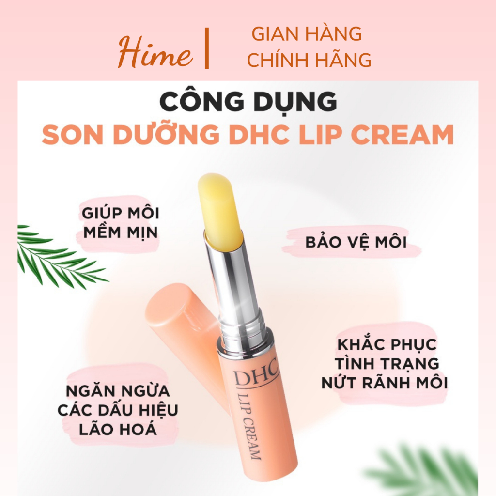 Son dưỡng môi DHC Lip Cream nội địa Nhật dưỡng ẩm, làm mềm môi 1,5g