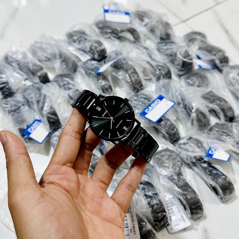 Đồng hồ nam dây thép Casio MTP VT01B