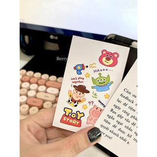 Cá | Set 50 card thank you, thiệp cảm ơn dễ thương , size 9x5,5cm - Toy Story