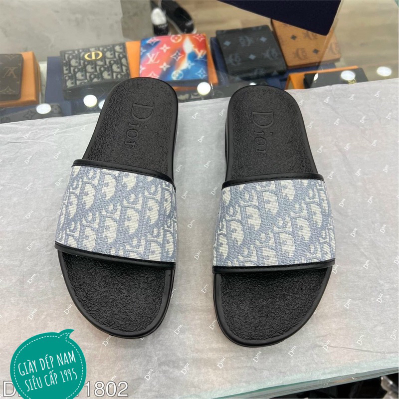 Dép lê nam quai ngang vân thêu , dép nam quai vân dệt chất lượng cao