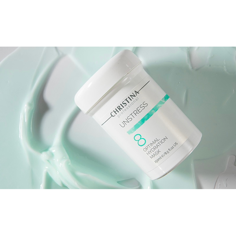 Mặt nạ dưỡng ẩm Christina Unstress 8 Optimal Hydration mask 250ml