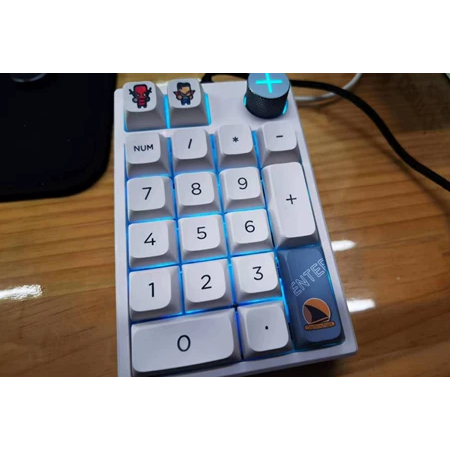 Numpad cơ K3 Shark - App Keymap - Bàn phím số cơ - 3 mode - Hotswap - núm xoay và keycap siêu đẹp - Build ngon hơn JJK21