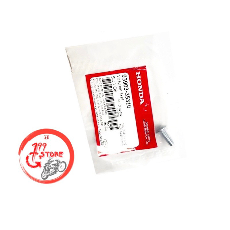 Ốc xoắn 5 ly Trắng Bắt Dàn áo các xe Honda - Ốc 5x16 chính hãng Honda