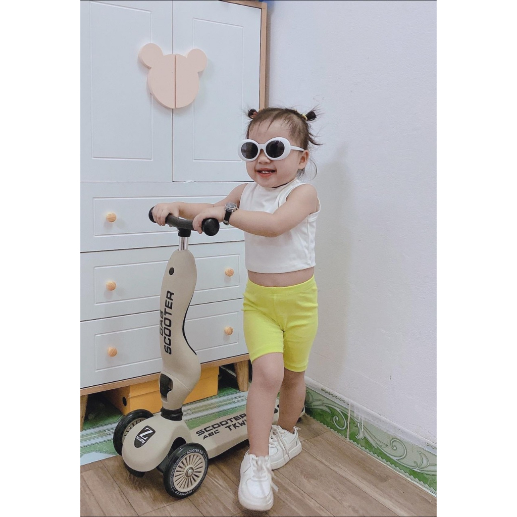 Áo Croptop Sát Nách Cho Bé Gái Vải Cotton siêu co dãn, thấm hút mồ hôi hàng thiết kế Xún Lolakids