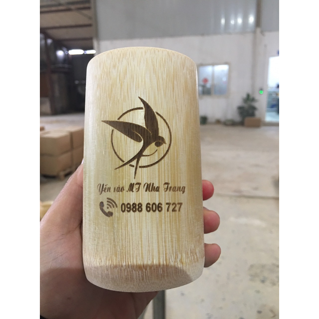 Cốc uống nước tự nhiên từ Tre Chouchou làm bằng Phương pháp Xử lý đánh bóng chống mốc