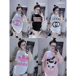 Áo thun dập nổi ,dập in hai mặt jellystore cotton 100% mẫu hot trend độc quyền tại shop