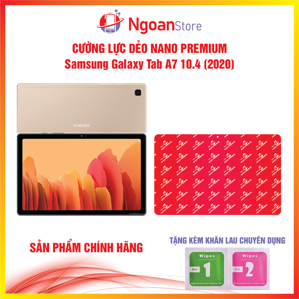 Cường lực dẻo Nano cho Máy tính bảng Samsung Galaxy Tab A7 10.4 (2020) - Ngoan Store