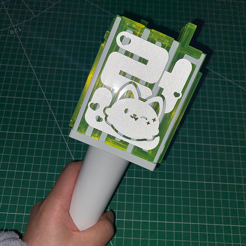 Hình dán lightstick NCT DREAM phản quang