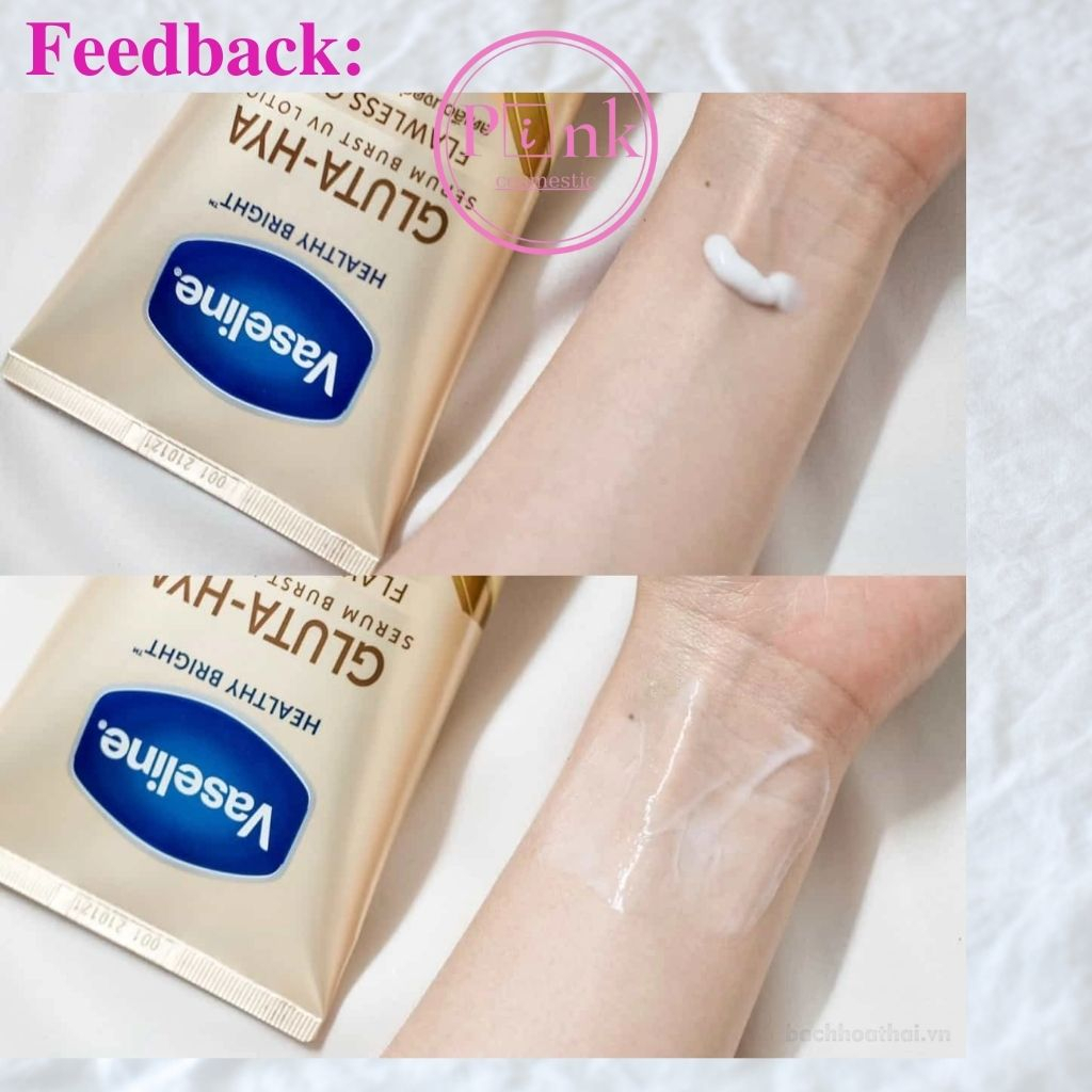 Dưỡng Thể VASELINE X10 Healthy Bright Gluta HYA 330Ml
