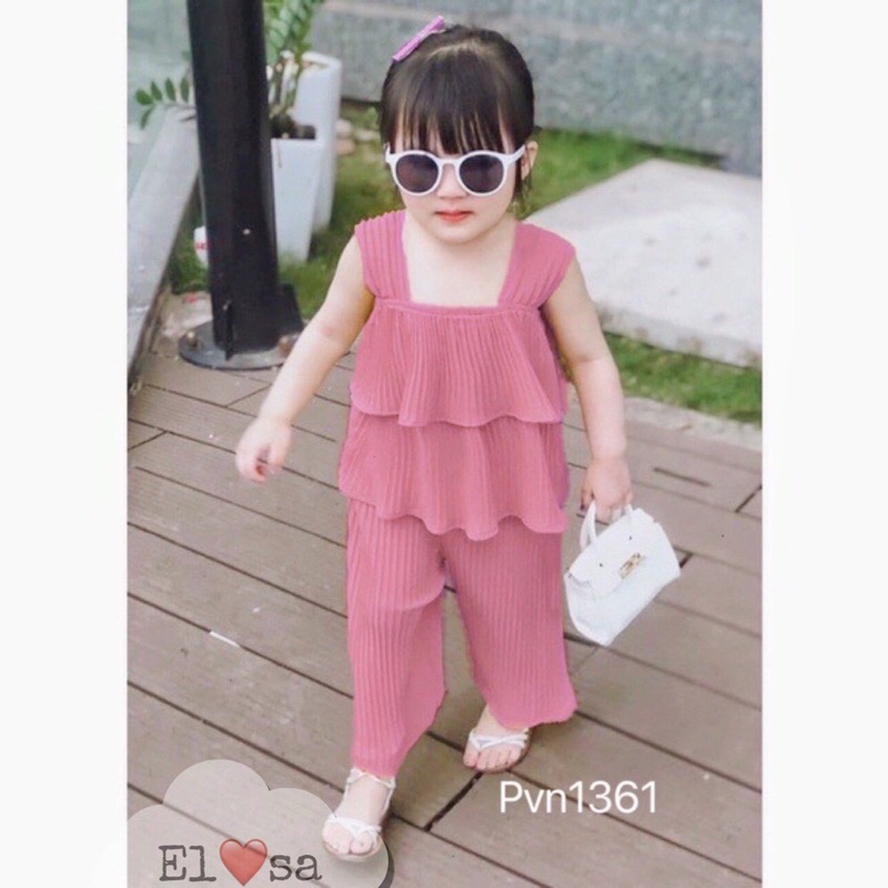 Bộ dập ly 2 tầng cho bé gái