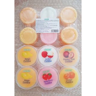 Thạch Trái Cây 6 Chén - Cocon Nata de Coco Pudding Assorted 480g [SIÊU NGON][ HOT HOT]