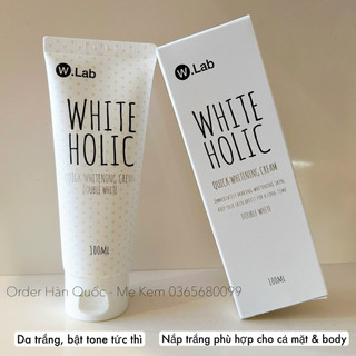 Kem dưỡng trắng nâng tone tức thì Wlab white Holic