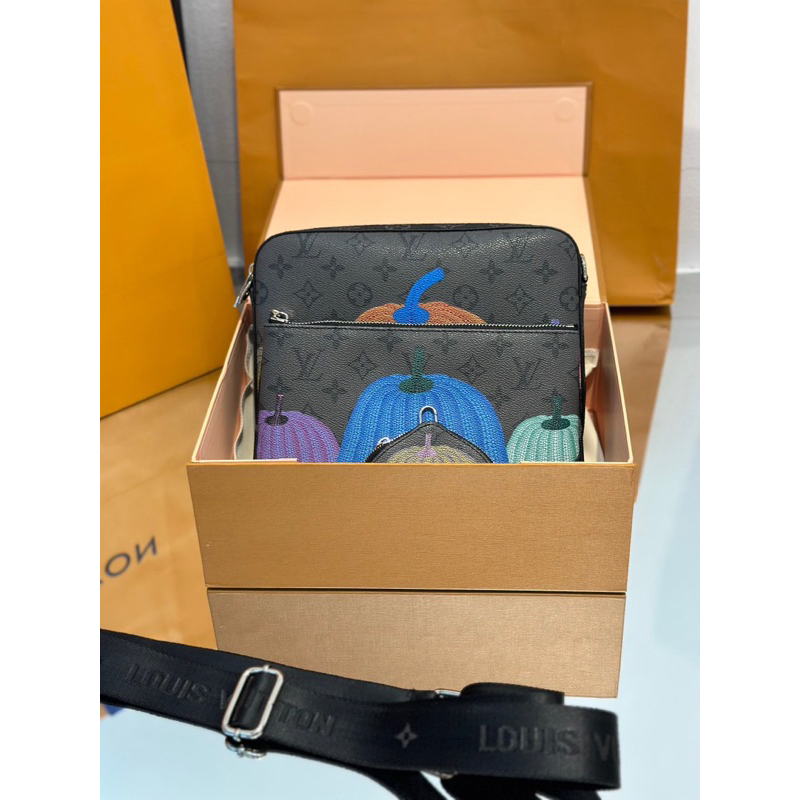 Set túi men LV fullbox vip nam châm tag kim loại đẹp mã mới M266-25