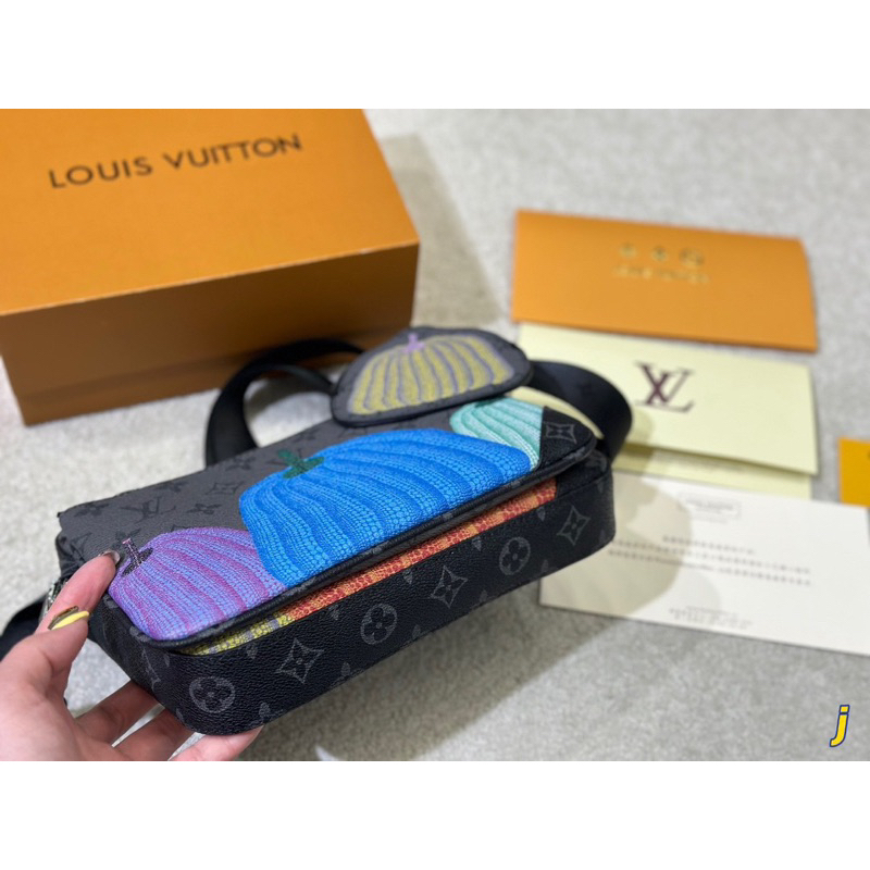 Set túi men LV fullbox vip nam châm tag kim loại đẹp mã mới M266-25