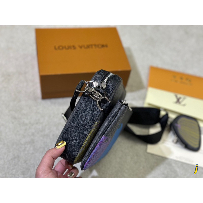 Set túi men LV fullbox vip nam châm tag kim loại đẹp mã mới M266-25