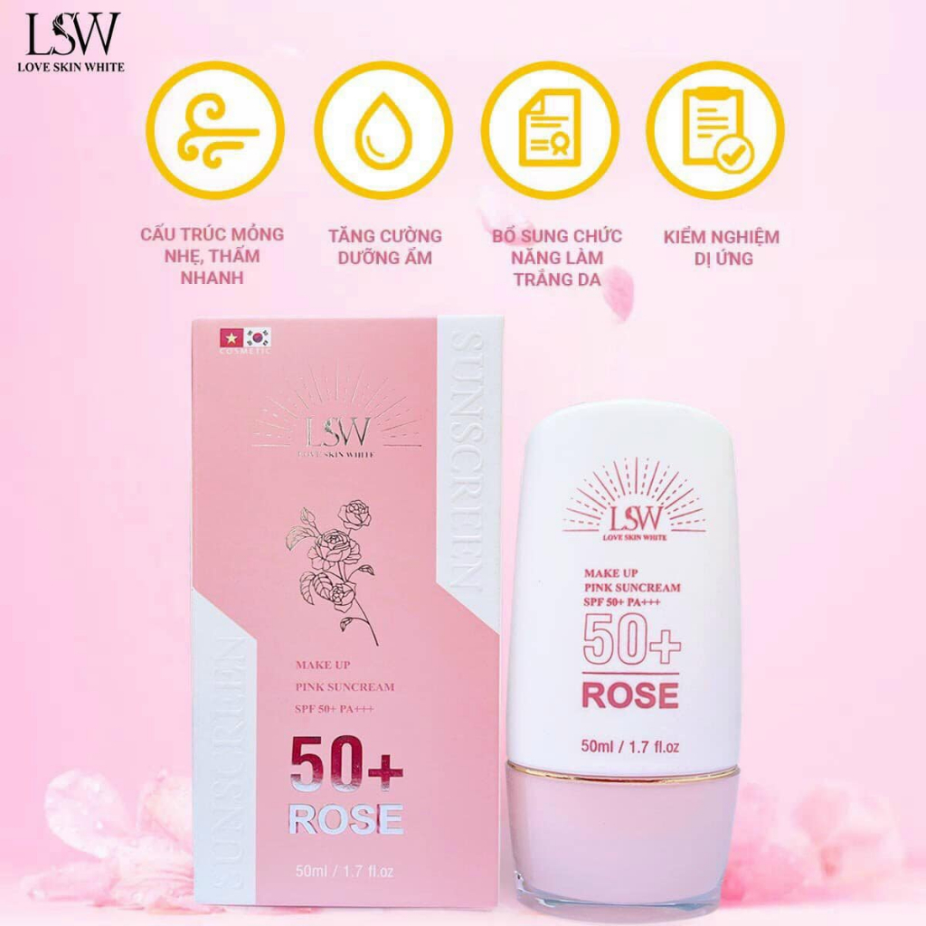 Kem chống nắng MỘC LSW 50ml mặt và body Chính hãng