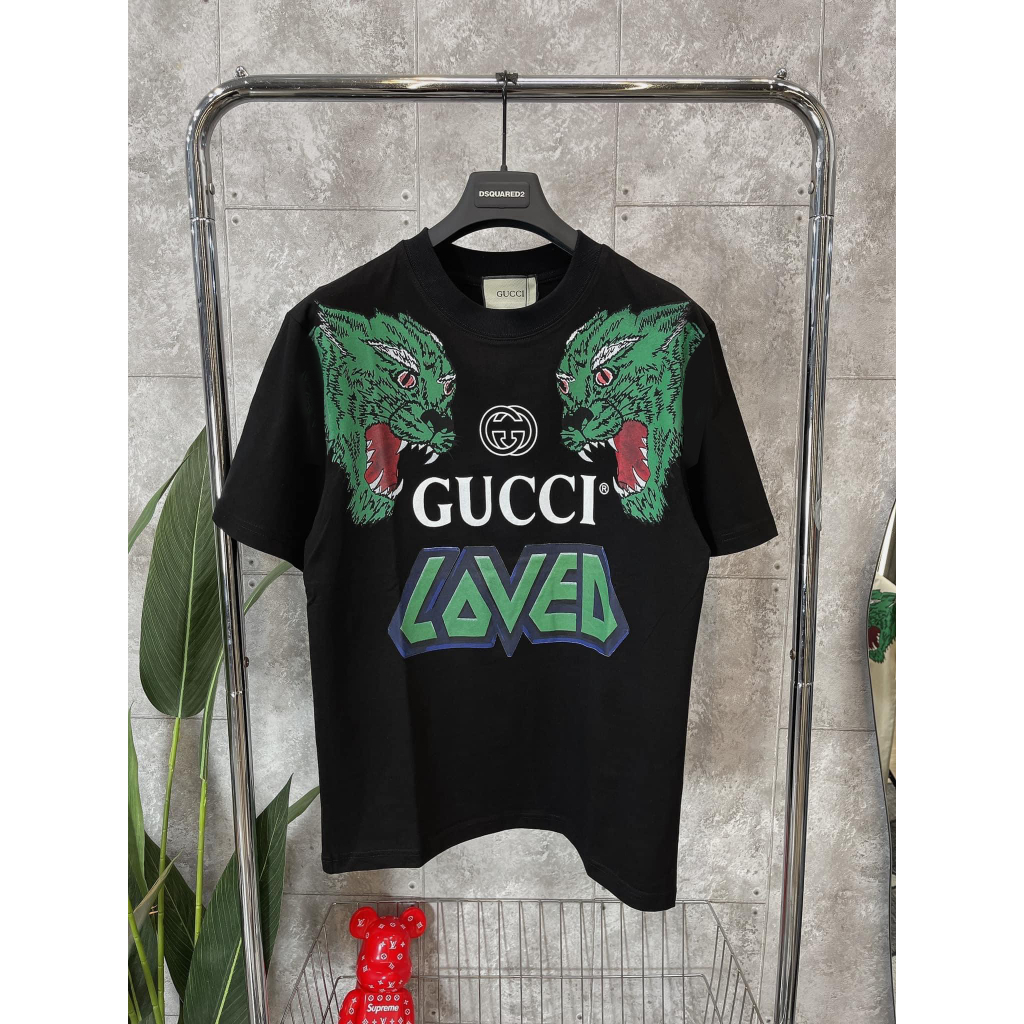 Áo thun GUCCI LOVED 100% cotton , áo phông form rộng họa tiết siêu chất | BigBuy360 - bigbuy360.vn