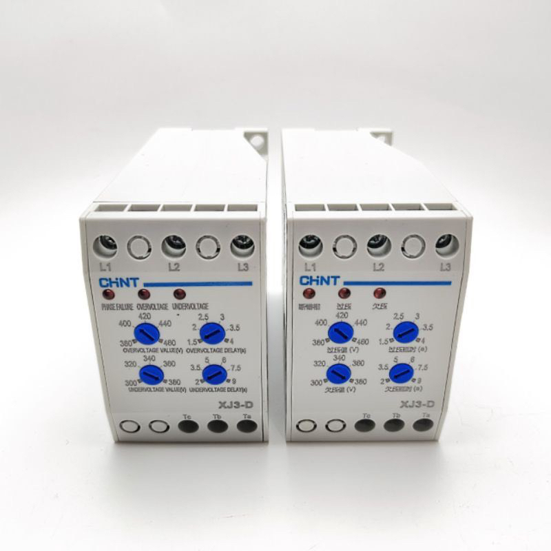 Relay Bảo Vệ Điện Áp 3 Pha CHNT XJ3-D có chỉnh dòng