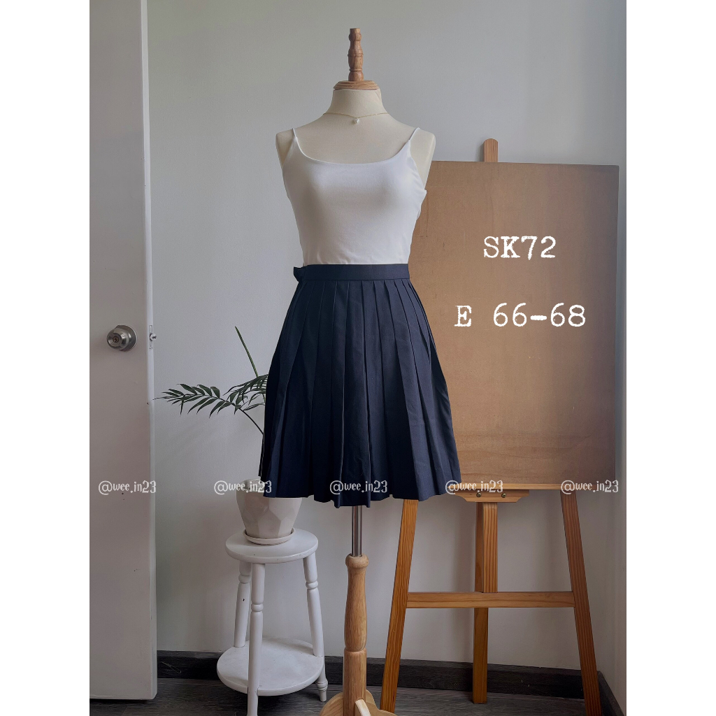 Chân Váy Si Tuyển phong cách học sinh xếp ly Nhật Vitage Siêu đẹp - Trend - 2HAND - Độ mới cao - Y2k, Gen Z, Goth