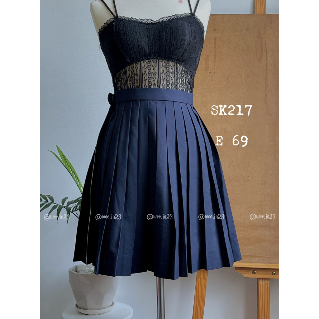 Chân Váy Si Tuyển phong cách học sinh xếp ly Nhật Vitage Siêu đẹp - Trend - 2HAND - Độ mới cao - Y2k, Gen Z, Goth