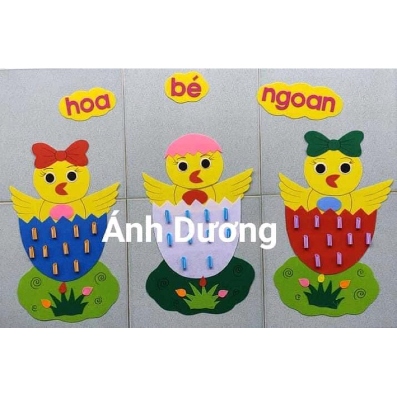 Bảng bé ngoan cho trẻ mầm non