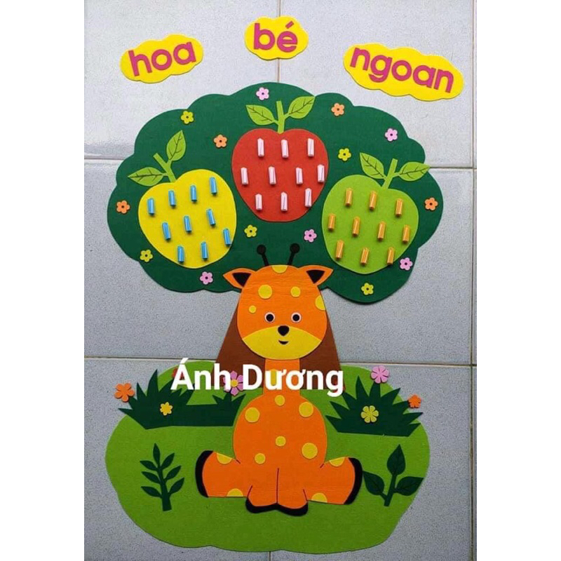 Bảng bé ngoan cho trẻ mầm non