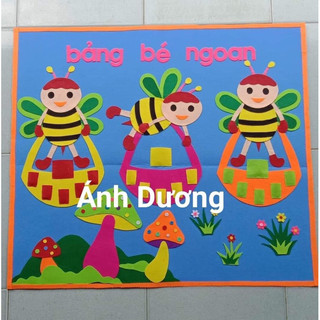 bảng bé ngoan cho trẻ mầm non