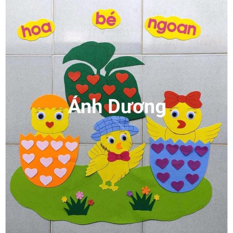 Bảng bé ngoan cho trẻ mầm non