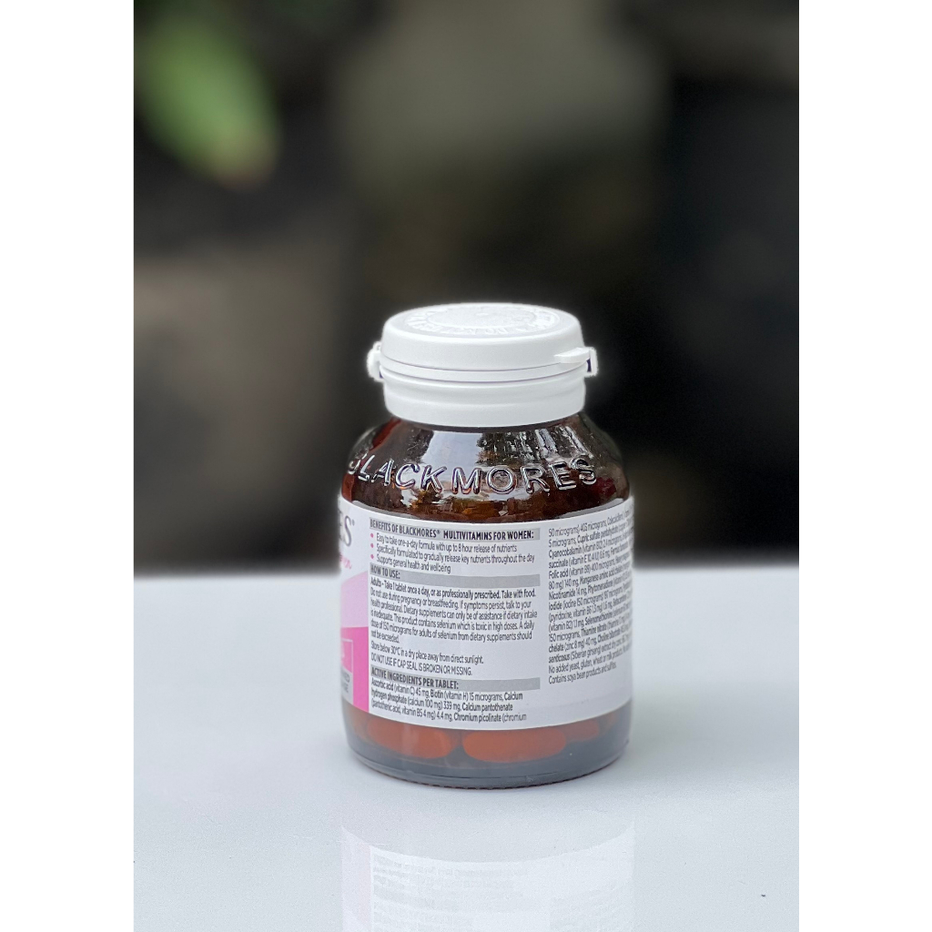 Viên uống bổ sung vitamins Multivitamins for women Blackmores 60 viên