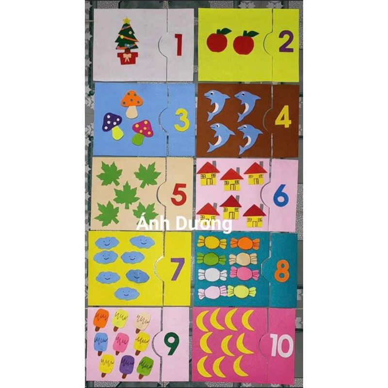 Bài tập sàn toán cho trẻ mầm non