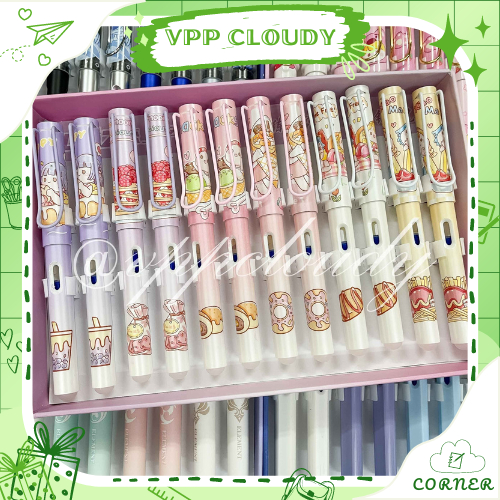 Bút máy xóa được  nhũ kim tuyến cho học sinh