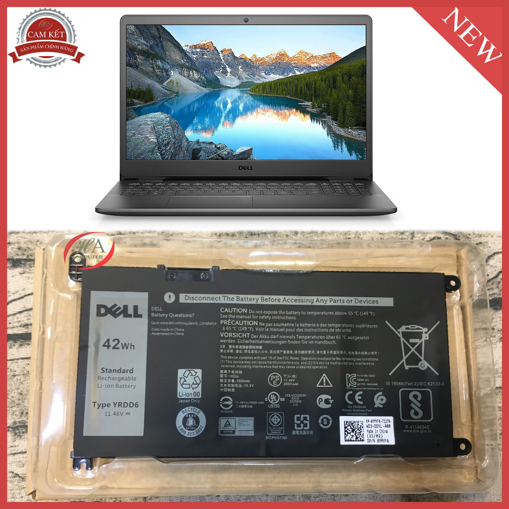 Pin Sạc dell Inspiron 3502
