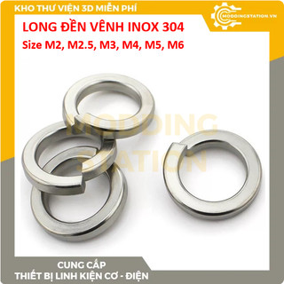 Long đền vênh/vòng đệm vênh inox 304 size m2, m2.5, m3, m4, m5, m6, m8, m10