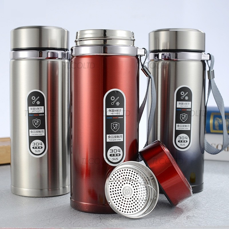 Bình Giữ Nhiệt Inox Siêu Bền Dung Tích 1000ml - Có Lưới Lọc Trà
