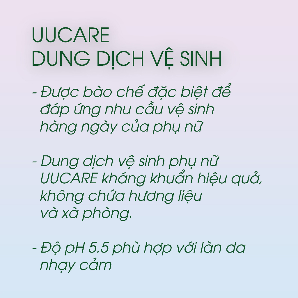 Dung dịch vệ sinh phụ nữ UUcare 250ml