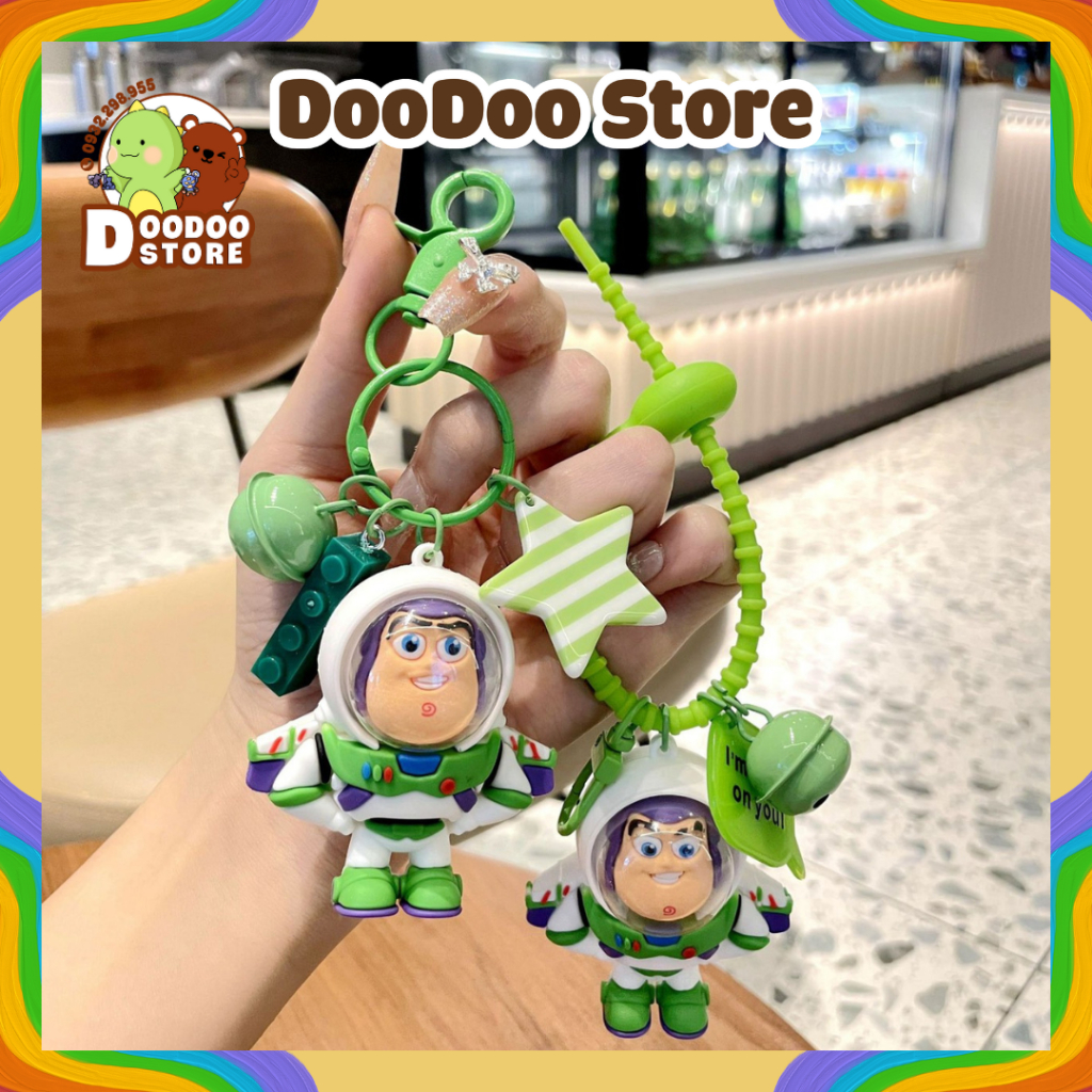 Móc Khóa Buzz Lighter Toy Story A91, Móc Chìa Khóa Ô Tô Độc Lạ, Thời Trang