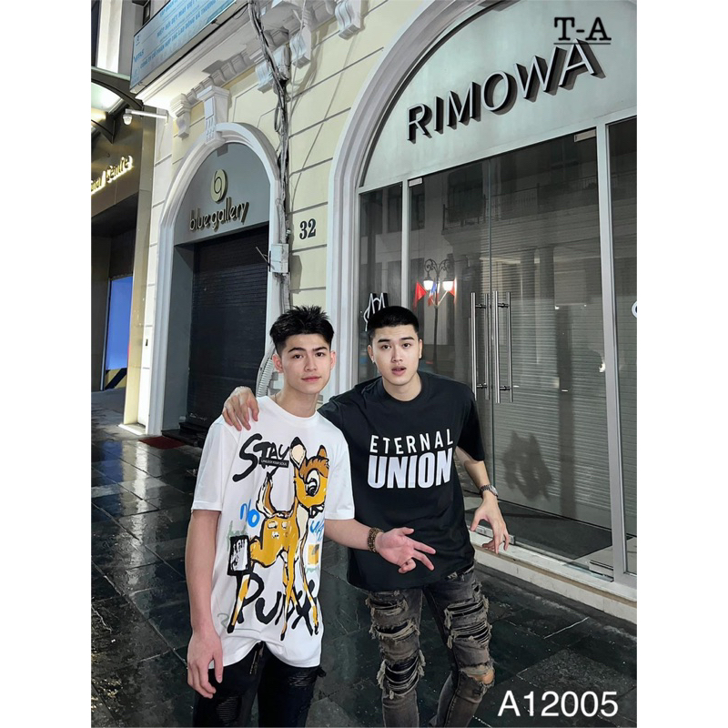 Áo Thun Cotton Nam Nữ In Hoạ Tiết Gvc Trẻ Trung Mặc Hằng Ngày