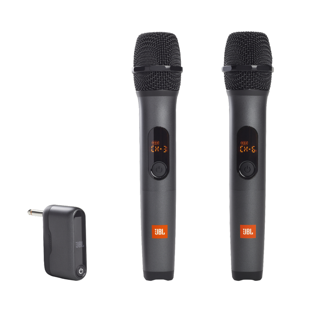 Micro Không Dây Karaoke JBL WIRELESS - Hàng Chính hãng PGI - Chống Hú Tốt, Hát Nhẹ, Sóng Mạnh, Âm Thanh Cực Hay