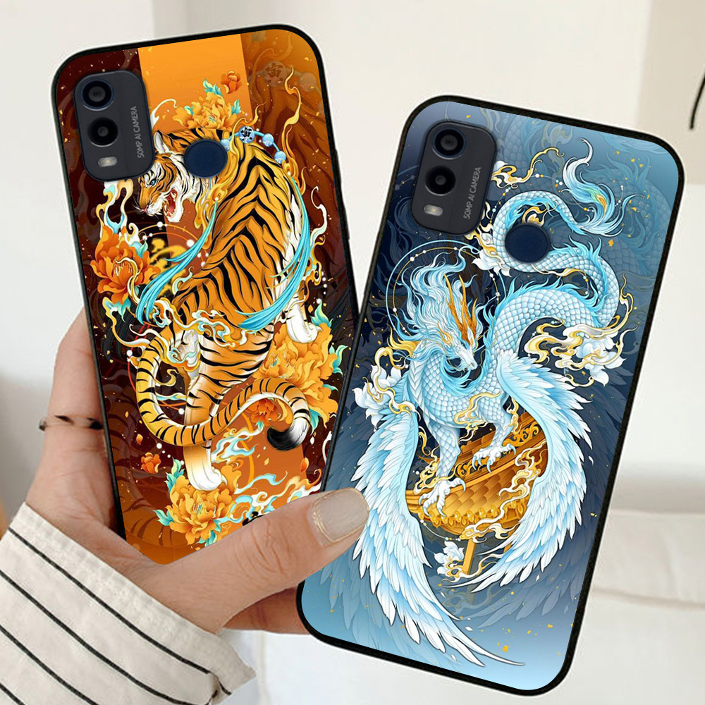 Ốp lưng nokia c21 plus / nokia g11 plus / nokia c31 in hình con giáp tý sửu dần mão thìn tị ngọ mùi