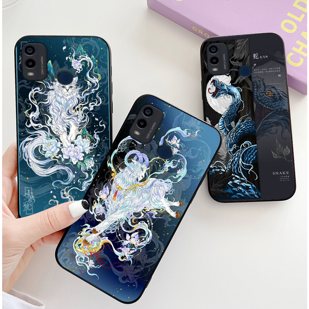 Ốp lưng nokia c21 plus / nokia g11 plus / nokia c31 in hình con giáp tý sửu dần mão thìn tị ngọ mùi