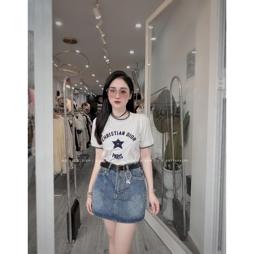 chân váy bò jean chữ a nữ jeans cạp cao phong cách style huyenjean_06 ms02 | BigBuy360 - bigbuy360.vn