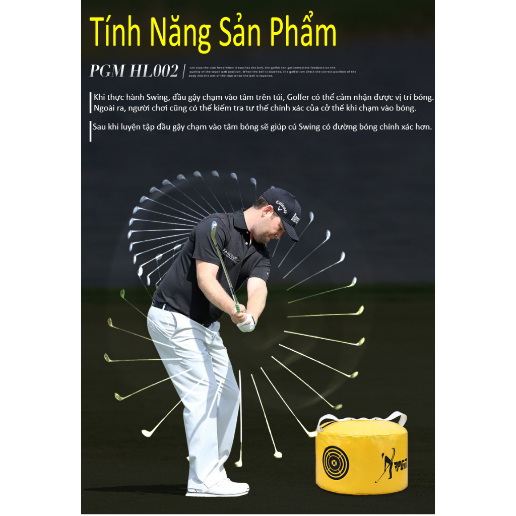 Túi Tập Swing Golf PGM cao cấp, Golf Swing Training Package HL002