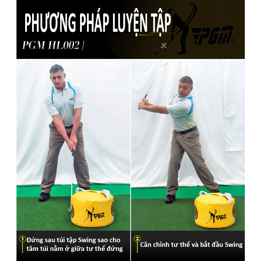 Túi Tập Swing Golf PGM cao cấp, Golf Swing Training Package HL002