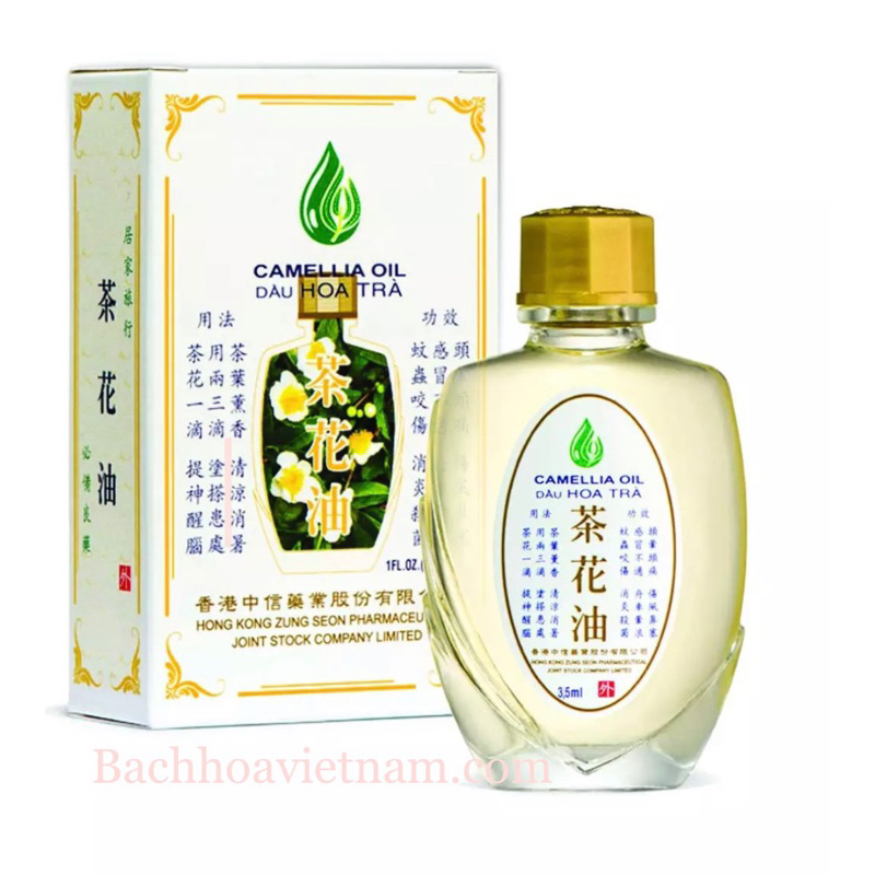 Dầu hoa trà 3.5ml  thông mũi, thơm dễ chịu, chống say tàu xe